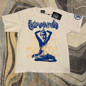 Hellstar Studios Yoga Cream T-Shirt Men’s Size Large